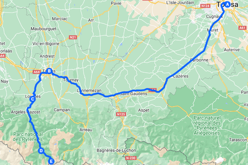 itinerario moto Pirenei Cirque de Troumouse