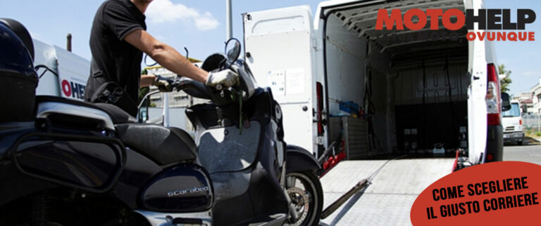 come scegliere il giusto corriere trasporto moto