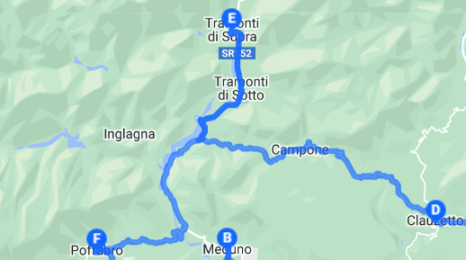 tappe giro in moto in friuli 1